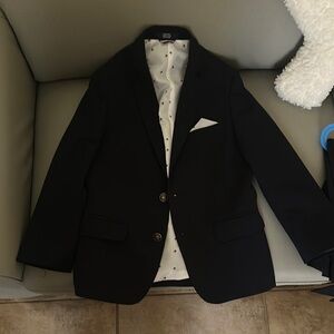Tommy Hilfiger Black Sport Coat with Notch Lapel